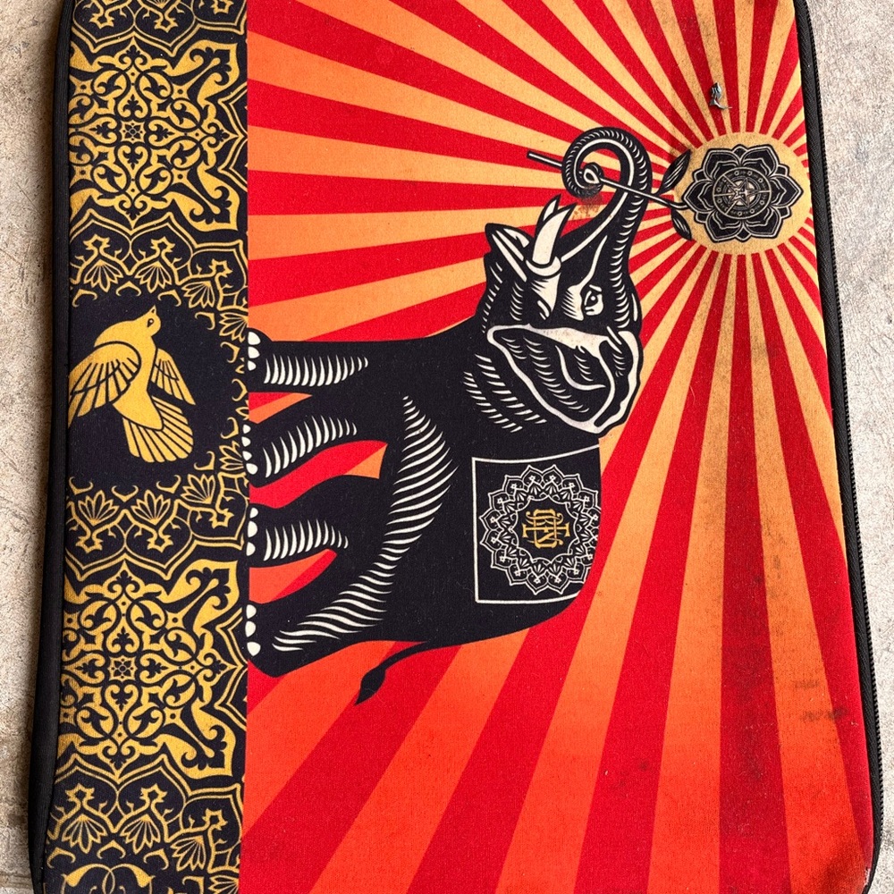 Obey laptop sleeve